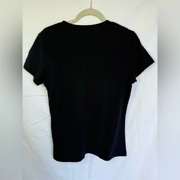 True Religion Black Graphic Logo T-Shirt Size L - Picture 2 of 4